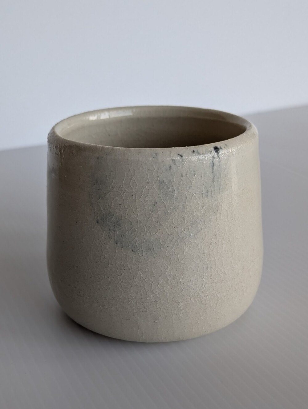 Rustic Studio Pottery Mug Handmade Stoneware Abstract Tree Ceramic Cup - Picture 7 of 10